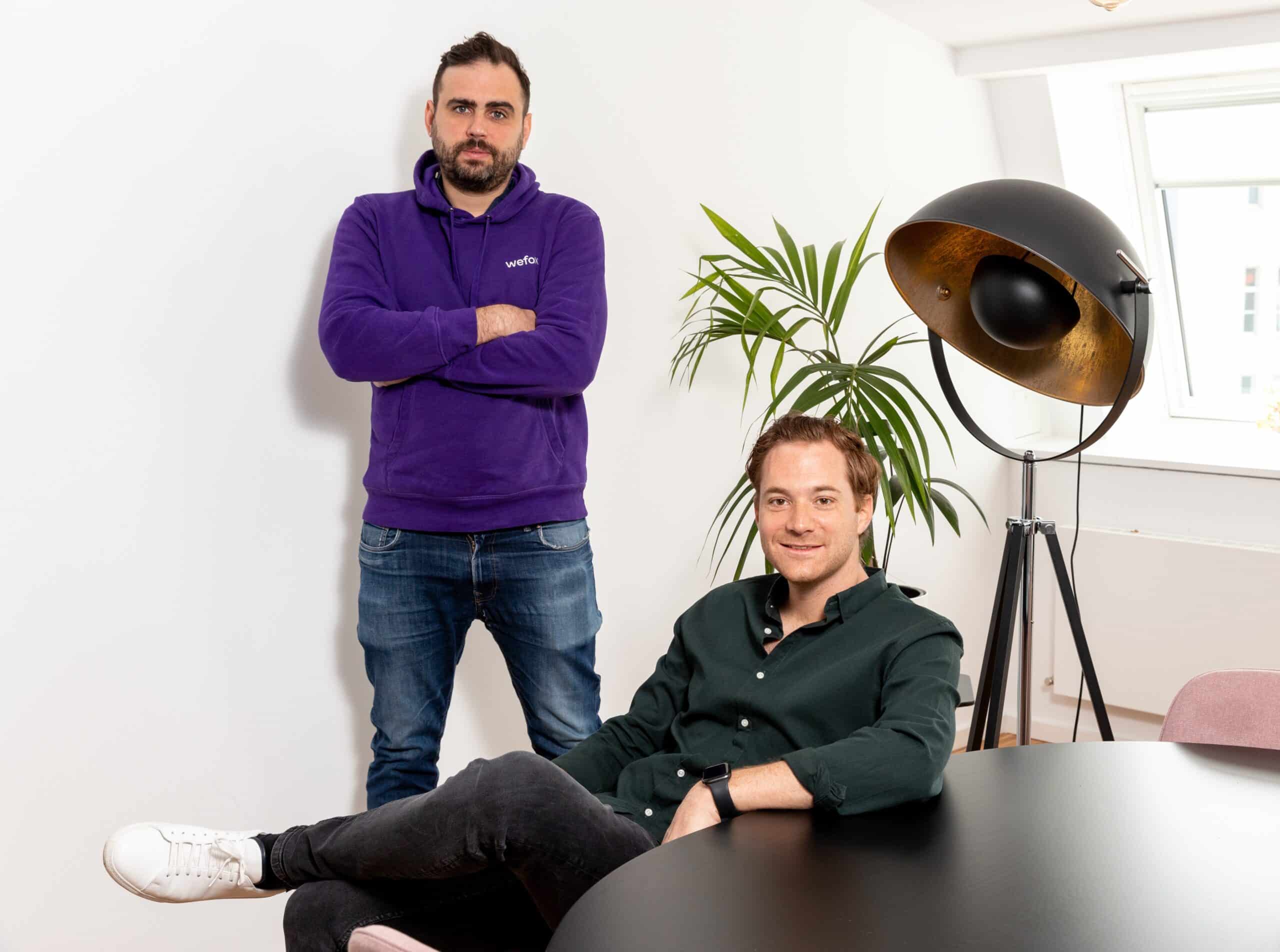 wefox Co-Founder Julian Teicke CEO und Fabian Wesemann CFO